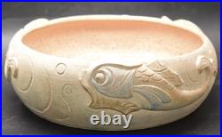 Rare Large Compton Pottery Fish Bowl Centerpiece Antique Arts & Crafts Movement