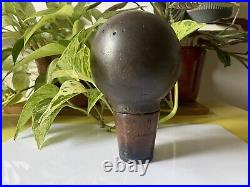 Rare Late 18th Early 19th Century Treen And Heavy Iron Hat Block Mold