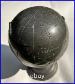 Rare Lon Kee Swatow Antique Chinese Globe Pewter Tea Caddy Early 20th Century