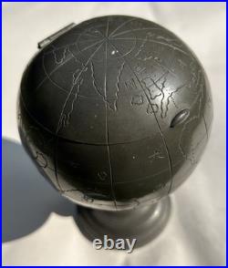 Rare Lon Kee Swatow Antique Chinese Globe Pewter Tea Caddy Early 20th Century