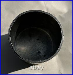 Rare Lon Kee Swatow Antique Chinese Globe Pewter Tea Caddy Early 20th Century