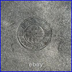 Rare Lon Kee Swatow Antique Chinese Globe Pewter Tea Caddy Early 20th Century