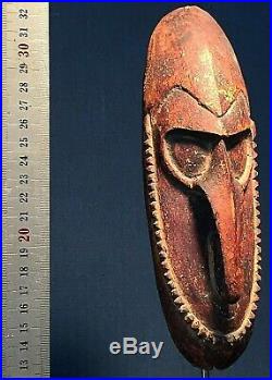 Rare MANAM island mask early 20th c ethnographic oceanic art papua PNG Sepik