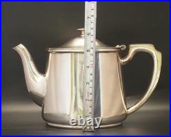 Rare Military Antique Walker & Hall Silver Plated Tea/ Coffee Pots Early 20th C