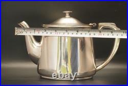 Rare Military Antique Walker & Hall Silver Plated Tea/ Coffee Pots Early 20th C