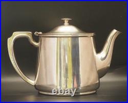 Rare Military Antique Walker & Hall Silver Plated Tea/ Coffee Pots Early 20th C