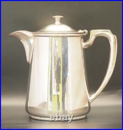 Rare Military Antique Walker & Hall Silver Plated Tea/ Coffee Pots Early 20th C