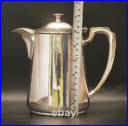 Rare Military Antique Walker & Hall Silver Plated Tea/ Coffee Pots Early 20th C