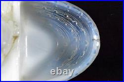 Rare Milk White Opal Glass ANTIQUE 1920s Fine Art Décor Collectible. I31-83 UK