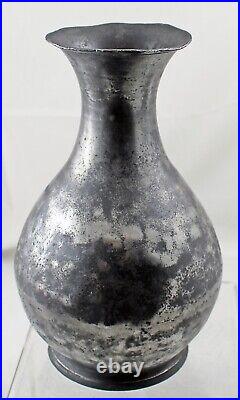 Rare Museum 19C English Pewter Water/ Wine Carafe