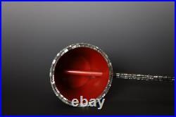 Rare NOS raden Samurai Bashaku horse water dipper. 19th c ZS3