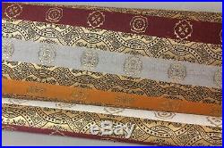 Rare NOS silk fabric for Buddhist temple use early 20th century W20