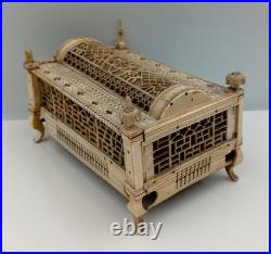 Rare Napoleonic Prisoner of War Casket Dominoes Set Early 19th Century Folk Art