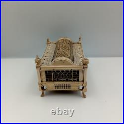Rare Napoleonic Prisoner of War Casket Dominoes Set Early 19th Century Folk Art