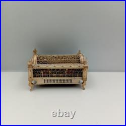 Rare Napoleonic Prisoner of War Casket Dominoes Set Early 19th Century Folk Art