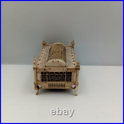 Rare Napoleonic Prisoner of War Casket Dominoes Set Early 19th Century Folk Art