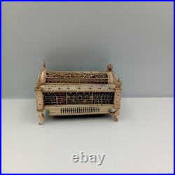 Rare Napoleonic Prisoner of War Casket Dominoes Set Early 19th Century Folk Art