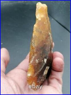 Rare Neanderthal Mid Paleolithic Early Mousterian Point Beautiful patina France