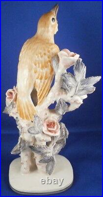 Rare Nymphenburg Porcelain Terletzki Scherf Bird Figure Figurine Porzellan Figur