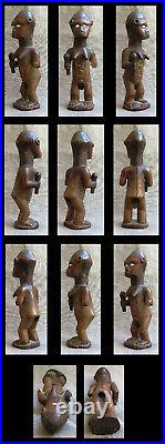 Rare Old Tribal BEMBE Statuette former Belgian Congo late 1800 or early 1900