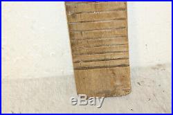 Rare Primitive SWAN SOAP Wood WASHBOARD Early Creekboard Antique Advertising #2
