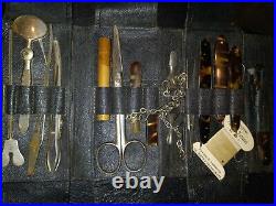 Rare Pristine Early 1800s Jas Wooly & Sons Antique Vintage Surgical Instruments