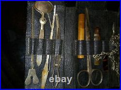 Rare Pristine Early 1800s Jas Wooly & Sons Antique Vintage Surgical Instruments
