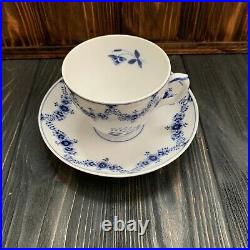 Rare Royal Copenhagen early blue fluted 1/7056 Queen Louise Archive cup antique