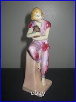 Rare Royal Doulton Lido Lady Hn1220 Circa 1930