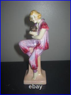 Rare Royal Doulton Lido Lady Hn1220 Circa 1930