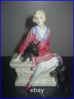 Rare Royal Doulton Scotties Hn1281 Circa 1930