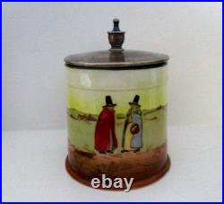 Rare Royal Doulton Seriesware Antique Preserve Pot Welsh Ladies E3794 Perfect