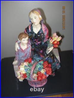 Rare Royal Doulton The Little Mother/young Widow Hn1399 (1930) Must See