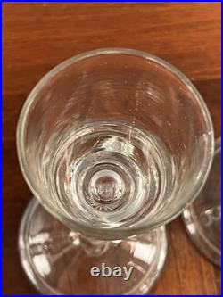 Rare Set Of 10 Superb Glasses Early 18th Century / Antique Glass