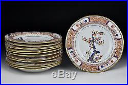 Rare Set of twelve Early 19th Century Spode China Pattern 282 Plates