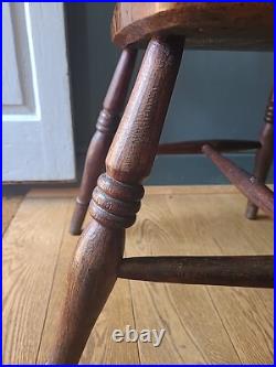 Rare Signed Early 19th Century Thames Valley Windsor Chair- Original Makers Mark