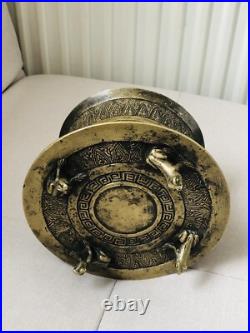 Rare Southeast Asian Rain Drum Hand Chased Decoration Early C19th Rw