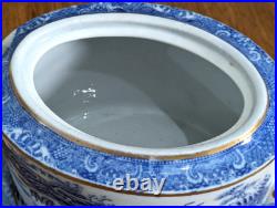 Rare Spode Porcelain Willow Teapot & Stand Georgian Antique Early 19th Century