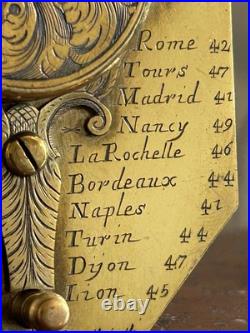 Rare Sundial Portable c1680 by Chapotot Paris Early Butterfield Type Compass