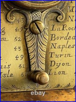 Rare Sundial Portable c1680 by Chapotot Paris Early Butterfield Type Compass
