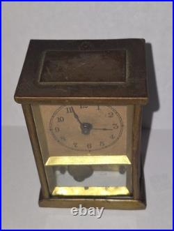 Rare Unusual Antique Early Yale Carriage Clock Working Pendulette Circa 1880