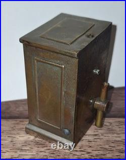 Rare Unusual Antique Early Yale Carriage Clock Working Pendulette Circa 1880