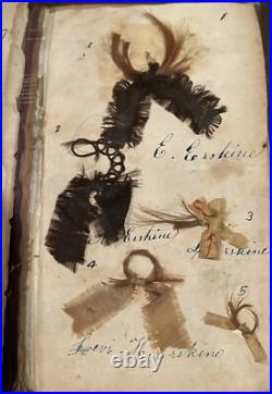 Rare Very Early Antique Mourning Hair Book Genealogy Erskine Morris And More Rare Very Early Antique Mourning Hair Book Genealogy Erskine Morris And More