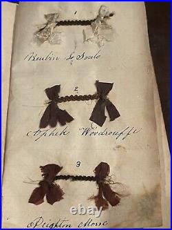 Rare Very Early Antique Mourning Hair Book Genealogy Erskine Morris And More Rare Very Early Antique Mourning Hair Book Genealogy Erskine Morris And More