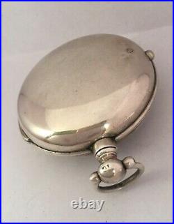 Rare and Early English Silver Pair of Cased Verge Fusee Pocket Watch