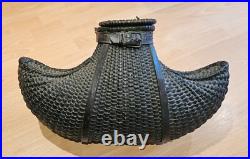 Rare and Unusual Antique Wicker Fishing Creel Early 19th Century Rare and Unusual Antique Wicker Fishing Creel Early 19th Century