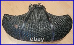 Rare and Unusual Antique Wicker Fishing Creel Early 19th Century