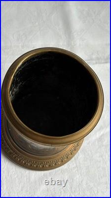 Rare antique Biedermeier tobacco box, Germany early 19th c, hand-painted