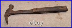 Rare antique Estwing perfect handle hammer early collectible carpentry tool H6