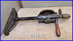Rare antique Goodell Pratt No 677 multi speed hand drill collectible early tool